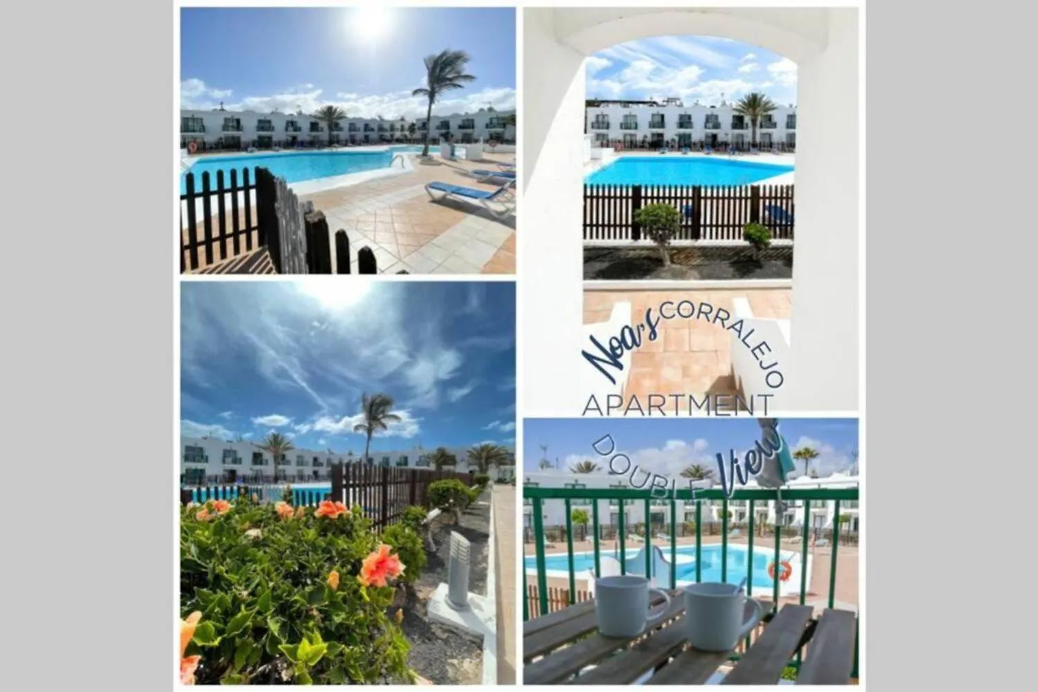 Sunny Noa'S Apartment Double Pool View- Wifi Fibra By Rentalfue Corralejo